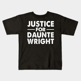 Justice For Daunte Wright - Black Lives Matter BLM Kids T-Shirt